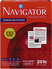 Navigator - White Copy Paper - Use with Laser Printers, Copiers, Fax Machines, Multifunction Machines - Eagle Tool & Supply