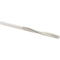 Guhring - #25 118° High Speed Steel Jobber Drill - Bright Finish, Right Hand Cut, Spiral Flute, Straight Shank, 75mm OAL, Standard Point - Eagle Tool & Supply
