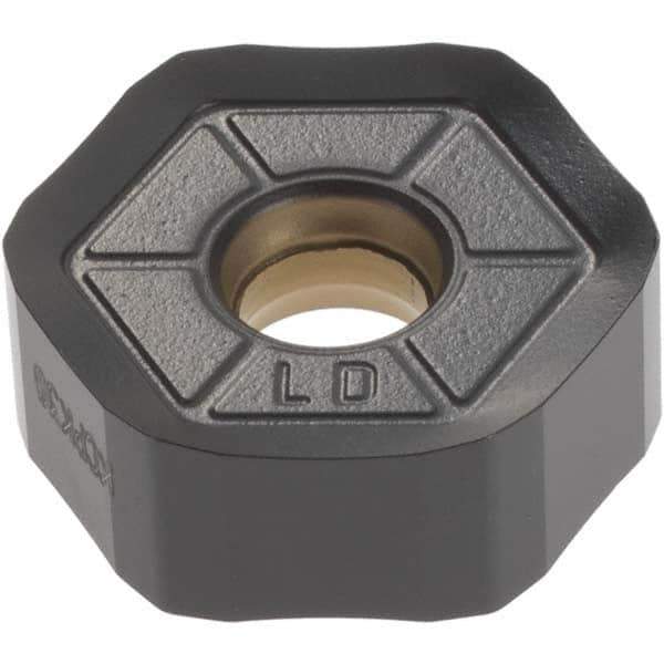 Kennametal - End Mill Holder Accessory - TiN/TiCN/Al2O3 Finish, 5/8" Inscribed Circle, 7/32" Thick, 1.2mm Corner Radius - Eagle Tool & Supply