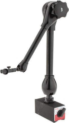 SPI - 117mm Long x 2" Wide x 55mm High Magnetic Indicator Base with On/Off Switch - 130 Kg Magnetic Pull, Articulated Arm - Eagle Tool & Supply