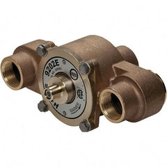 Haws - 1-1/4" Inlet, 10" Long x 5" Wide x 7" High, Brass Plumbed Wash Station Tempering Valve - Compatible with Combination Drench Shower & Eye/Face Wash Stations - Eagle Tool & Supply