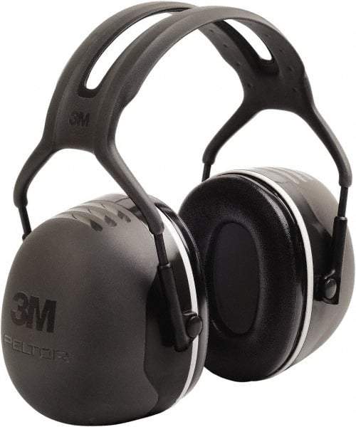 3M - Over the Head Black Foam Cushion Earmuffs - 31 NRR Rating, Adjustable Headband - Eagle Tool & Supply