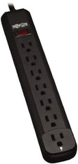 Tripp-Lite - 7 Outlets, 120 VAC15 Amps, 12' Cord, Power Outlet Strip - Keyhole, Tab Mount, 5-15 NEMA Configuration, 11.6" Strip - Eagle Tool & Supply
