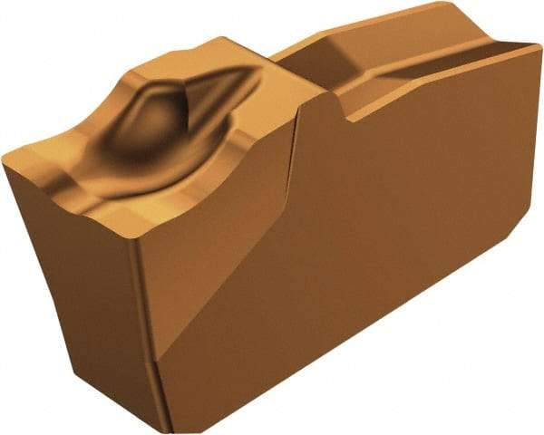 Sandvik Coromant - N151.230 5F 1125 Grade, 0.1181" Cutting Width, Carbide Cutoff Insert - 0° Neutral Lead Angle, 0.0079" Cnr Rad, TiAlN Coated - Eagle Tool & Supply