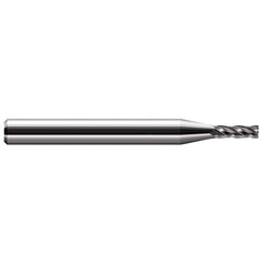 Harvey Tool - Square End Mills; Mill Diameter (mm): 2.50 ; Mill Diameter (Decimal Inch): 0.0980 ; Length of Cut (Decimal Inch): 0.2940 ; Material: Solid Carbide ; Finish/Coating: Uncoated ; Shank Diameter (Inch): 1/8 - Exact Industrial Supply