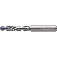 Walter-Titex - 6.6mm 140° Spiral Flute Solid Carbide Screw Machine Drill Bit - Eagle Tool & Supply