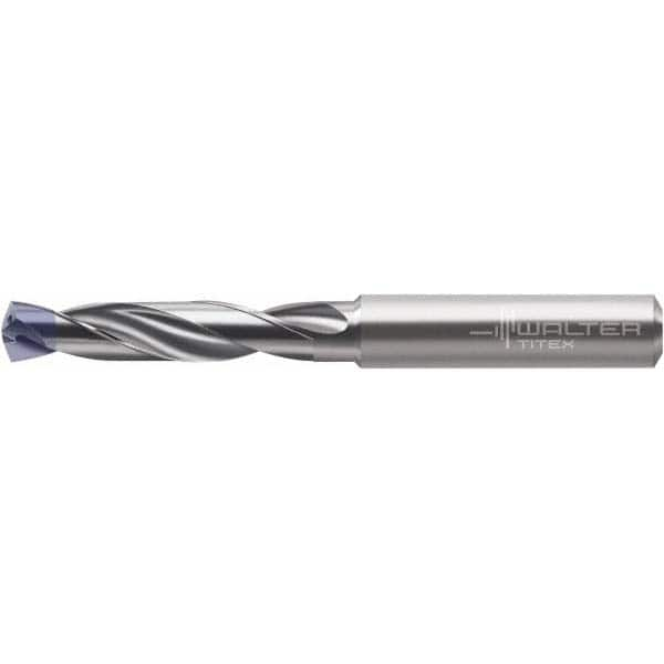 Walter-Titex - 10.6mm 140° Spiral Flute Solid Carbide Screw Machine Drill Bit - Eagle Tool & Supply