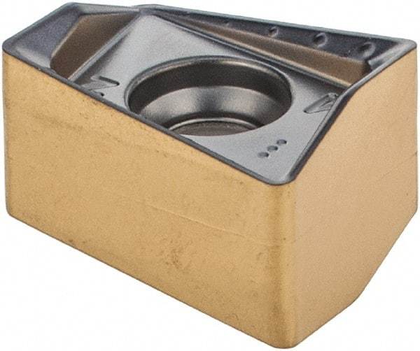 Iscar - H490 ANKX1205 RM Grade IC808 Carbide Milling Insert - TiAlN/AlTiN/TiN Finish, 0.3602" Thick, 0.8mm Corner Radius - Eagle Tool & Supply