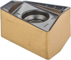 Iscar - H490 ANKX1205 RM Grade IC808 Carbide Milling Insert - TiAlN/AlTiN/TiN Finish, 0.3602" Thick, 0.8mm Corner Radius - Eagle Tool & Supply