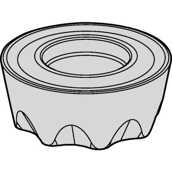 Kennametal - RPPT1605M0 Grade KC725M Carbide Milling Insert - TiN/TiCN/TiN Finish - Eagle Tool & Supply