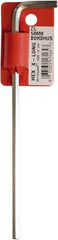 Bondhus - 10mm Hex, Extra Long Arm, Hex Key - 213mm OAL, Protanium High Torque Steel, Metric System of Measurement - Eagle Tool & Supply