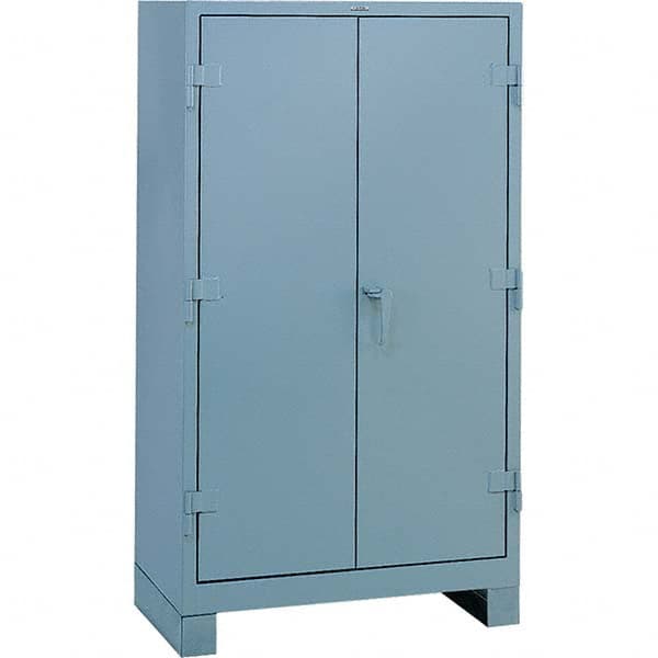 Lyon - 3 Shelf 64 Bin Welded Steel Storage Cabinet - Eagle Tool & Supply