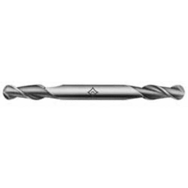 Cleveland - 3/32" Diam, 9/32" LOC, 2 Flute High Speed Steel Ball End Mill - Eagle Tool & Supply