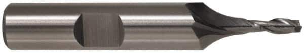 Cleveland - 1", 1-5/8" LOC, 1" Shank Diam, 4-1/2" OAL, 2 Flute, Cobalt Square End Mill - Single End, Uncoated, Spiral Flute, 30° Helix, Centercutting, Right Hand Cut, Right Hand Flute, Series HGC-2 - Eagle Tool & Supply