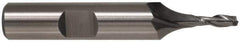Cleveland - 1", 1-5/8" LOC, 1" Shank Diam, 4-1/2" OAL, 2 Flute, Cobalt Square End Mill - Single End, Uncoated, Spiral Flute, 30° Helix, Centercutting, Right Hand Cut, Right Hand Flute, Series HGC-2 - Eagle Tool & Supply