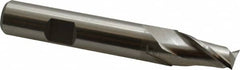 Cleveland - 31/64", 1" LOC, 1/2" Shank Diam, 3-1/4" OAL, 2 Flute, Cobalt Square End Mill - Eagle Tool & Supply