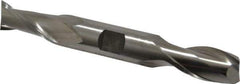 Cleveland - 3/4", 1-5/16" LOC, 3/4" Shank Diam, 5-5/8" OAL, 2 Flute, High Speed Steel Square End Mill - Double End, Uncoated, Spiral Flute, 30° Helix, Centercutting, Right Hand Cut, Right Hand Flute, Series HD-2 - Eagle Tool & Supply