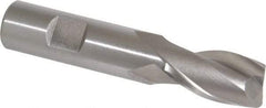 Cleveland - 3/4" Diam, 1-5/16" LOC, 2 Flute High Speed Steel Keyway End Mill - Spiral Flute, Uncoated, 3/4" Shank Diam, 3-7/8" OAL, 30° Helix, Centercutting - Eagle Tool & Supply