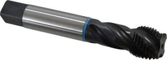 Emuge - 1-1/4 - 8 UNS 4 Flute 2B Modified Bottoming Spiral Flute Tap - Cobalt, Oxide Finish, 7.087" OAL, Right Hand Flute, Right Hand Thread, Series Enorm-VA - Eagle Tool & Supply