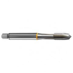 2-56 Dia. - 2B - 3 FL - Cobalt Plug Yellow Ring Tap - Bright Finish FORM-B DIN 371 - Eagle Tool & Supply