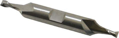 Cleveland - 5/32", 15/64" LOC, 3/8" Shank Diam, 2-3/4" OAL, 2 Flute, High Speed Steel Square End Mill - Double End, Uncoated, Spiral Flute, 30° Helix, Centercutting, Right Hand Cut, Right Hand Flute, Series HD-2 - Eagle Tool & Supply