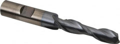 Cleveland - 13/32", 1-3/4" LOC, 1/2" Shank Diam, 3-1/4" OAL, 2 Flute, High Speed Steel Square End Mill - Eagle Tool & Supply