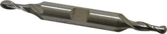 Cleveland - 3/16" Diam, 7/16" LOC, 2 Flute High Speed Steel Ball End Mill - Uncoated, Double End, 3-1/4" OAL, 3/8" Shank Diam, Spiral Flute - Eagle Tool & Supply