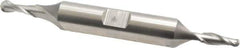 Cleveland - 5/32" Diam, 7/16" LOC, 2 Flute High Speed Steel Ball End Mill - Uncoated, Double End, 3-1/8" OAL, 3/8" Shank Diam, Spiral Flute - Eagle Tool & Supply