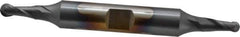 Cleveland - 3/16" Diam, 7/16" LOC, 2 Flute High Speed Steel Ball End Mill - TiCN Finish, Double End, 3-1/4" OAL, 3/8" Shank Diam, Spiral Flute - Eagle Tool & Supply