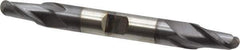 Cleveland - 3/8" Diam, 9/16" LOC, 2 Flute High Speed Steel Ball End Mill - TiCN Finish, Double End, 3-1/2" OAL, 3/8" Shank Diam, Spiral Flute - Eagle Tool & Supply