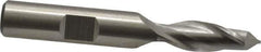 Cleveland - 5/16" Diam, 9/16" LOC, 2 Flute, 90° Point Angle, High Speed Steel Drill Mill - Uncoated, 2-5/16" OAL, 3/8" Shank Diam - Eagle Tool & Supply