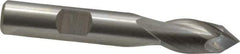 Cleveland - 3/8" Diam, 9/16" LOC, 2 Flute, 90° Point Angle, High Speed Steel Drill Mill - Uncoated, 2-5/16" OAL, 3/8" Shank Diam - Eagle Tool & Supply