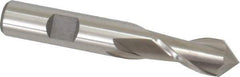 Cleveland - 1/2" Diam, 1" LOC, 2 Flute, 90° Point Angle, High Speed Steel Drill Mill - Uncoated, 3" OAL, 1/2" Shank Diam - Eagle Tool & Supply