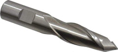 Cleveland - 5/8" Diam, 1-5/16" LOC, 2 Flute, 90° Point Angle, High Speed Steel Drill Mill - Uncoated, 3-7/16" OAL, 5/8" Shank Diam - Eagle Tool & Supply