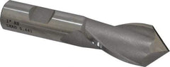 Cleveland - 1" Diam, 1-1/2" LOC, 2 Flute, 90° Point Angle, High Speed Steel Drill Mill - Uncoated, 3-3/4" OAL, 3/4" Shank Diam - Eagle Tool & Supply