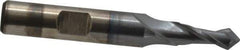 Cleveland - 1/4" Diam, 1/2" LOC, 2 Flute, 90° Point Angle, High Speed Steel Drill Mill - TiCN Finish, 2-5/16" OAL, 3/8" Shank Diam - Eagle Tool & Supply