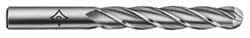 Cleveland - 3/4" Diam, 4" LOC, 4 Flute High Speed Steel Ball End Mill - TiCN Finish, Single End, 6-1/4" OAL, 3/4" Shank Diam, Spiral Flute - Eagle Tool & Supply