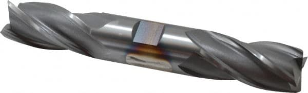Cleveland - 1", 1-7/8" LOC, 1" Shank Diam, 6-3/8" OAL, 4 Flute, High Speed Steel Square End Mill - Eagle Tool & Supply