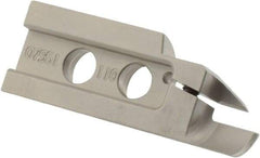Iscar - 3mm Groove Width, 9mm Max Depth of Cut, Right Hand Cut, HGAI Indexable Grooving Blade - Series Heliface - Eagle Tool & Supply