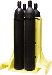 Enpac - Gas Cylinder Carts, Racks, Stands & Holders Type: Four Cylinder Floor Stand Rack Fits Cylinder Diameter: 11-3/8 (Inch) - Eagle Tool & Supply