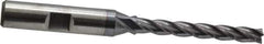 Cleveland - 7/32", 1-3/4" LOC, 3/8" Shank Diam, 3-9/16" OAL, 4 Flute, High Speed Steel Square End Mill - Single End, TiCN Finish, Spiral Flute, 30° Helix, Centercutting, Right Hand Cut, Right Hand Flute, Series HG-4C - Eagle Tool & Supply