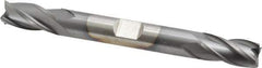 Cleveland - 3/8", 3/4" LOC, 3/8" Shank Diam, 3-1/2" OAL, 4 Flute, Cobalt Square End Mill - Double End, TiCN Finish, Spiral Flute, 30° Helix, Centercutting, Right Hand Cut, Right Hand Flute, Series HDC-4C - Eagle Tool & Supply