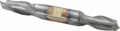 Cleveland - 9/16", 1-3/8" LOC, 5/8" Shank Diam, 5" OAL, 4 Flute, Cobalt Square End Mill - Eagle Tool & Supply