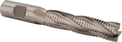 Cleveland - 3/4" Diam, Coarse Pitch, 3" LOC, 4 Flute Powdered Metal Roughing Square End Mill - Uncoated, 5-1/4" OAL, 3/4" Shank Diam, Single End, 30° Helix - Eagle Tool & Supply