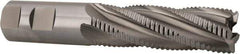 Cleveland - 1" Diam, Coarse Pitch, 3" LOC, 5 Flute Powdered Metal Roughing Square End Mill - Uncoated, 5-1/2" OAL, 1" Shank Diam, Single End, 30° Helix - Eagle Tool & Supply