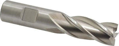 Cleveland - 3/4", 1-5/8" LOC, 3/4" Shank Diam, 3-7/8" OAL, 4 Flute, Cobalt Square End Mill - Single End, Uncoated, Spiral Flute, 30° Helix, Centercutting, Right Hand Cut, Right Hand Flute, Series HGC-4C - Eagle Tool & Supply