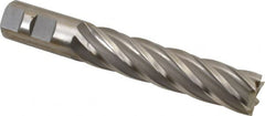 Cleveland - 1", 4" LOC, 1" Shank Diam, 6-1/2" OAL, 6 Flute, Cobalt Square End Mill - Eagle Tool & Supply
