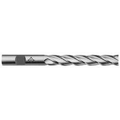 Cleveland - 5/8", 4" LOC, 5/8" Shank Diam, 6-1/8" OAL, 4 Flute, Cobalt Square End Mill - Eagle Tool & Supply
