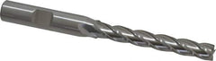Cleveland - 9/32", 2" LOC, 3/8" Shank Diam, 3-3/4" OAL, 4 Flute, Cobalt Square End Mill - Single End, Uncoated, Spiral Flute, 30° Helix, Centercutting, Right Hand Cut, Right Hand Flute, Series HGC-4C - Eagle Tool & Supply