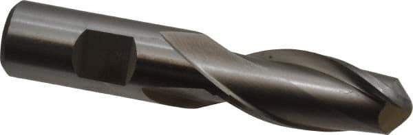 Cleveland - 3/4" Diam, 1-5/8" LOC, 2 Flute Cobalt Ball End Mill - Uncoated, Single End, 3-7/8" OAL, 3/4" Shank Diam, Spiral Flute - Eagle Tool & Supply